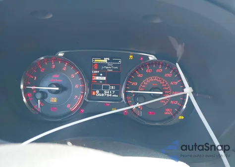 2017 Subaru Wrx Sti z USA, uszkodzony, nr VIN JF1VA2M67H9822739